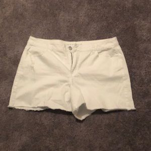 Lane Bryant white shorts